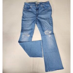 Levi 726 Flair Women's Jeans Size 32 (fit 33 x 30) Light Wash Bell Bottoms